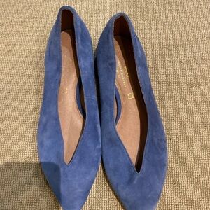 Next Royal Blue Suede Loafers